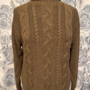 Zenana Women’s Brown Turtleneck Sweater XL